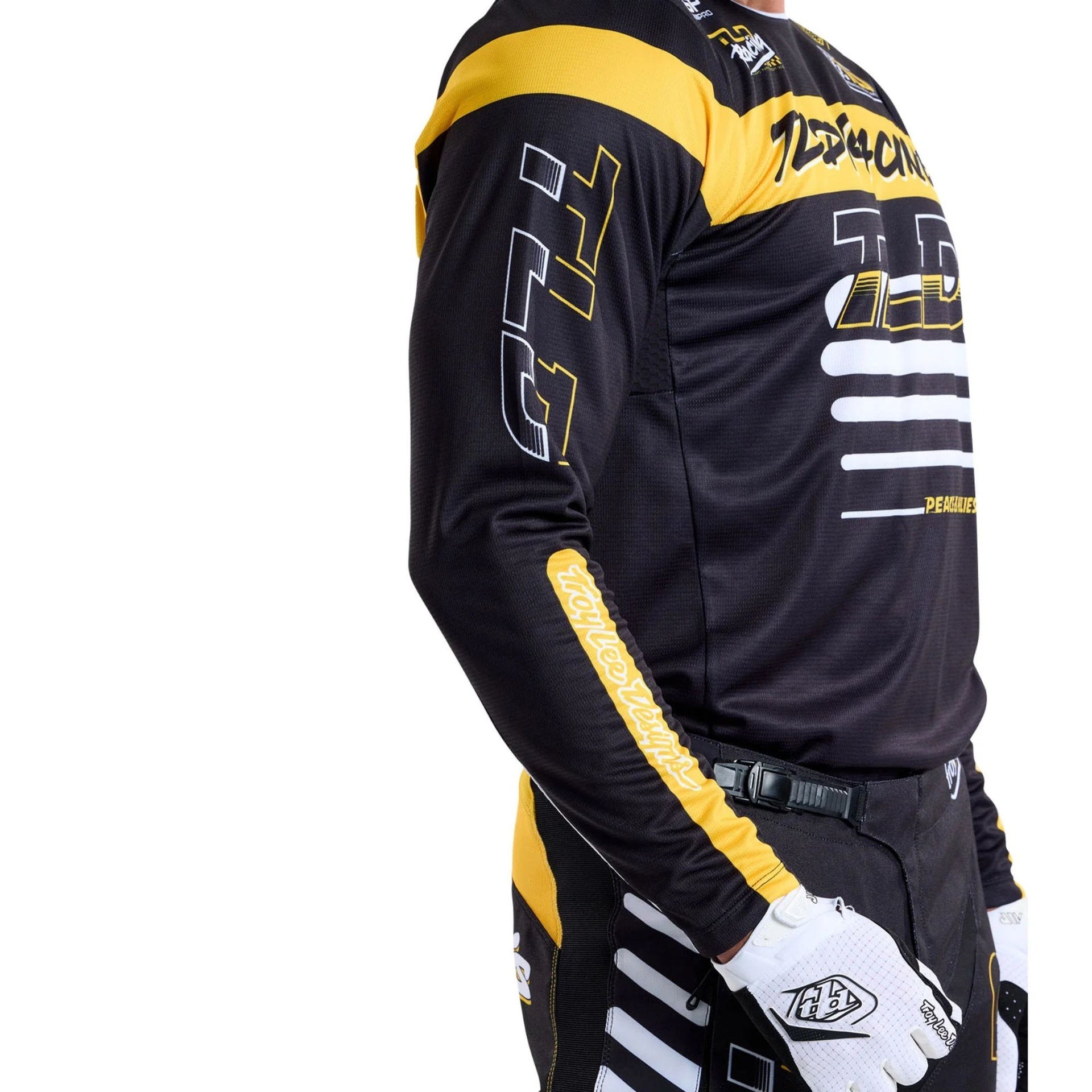 Jersey Troy Lee Designs Gp Pro Fifty-50 Black / Gold